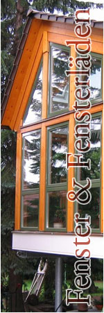 Fenster und Fensterläden aus Holz von der Tischlerei Prasse